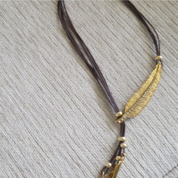 Fashion Bohemian Style pink Rope Chain Feather Pa - Picture 5 of 5